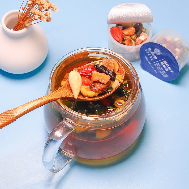 谯韵堂 菊苣栀子葛根茶10罐盒 200克/盒图片