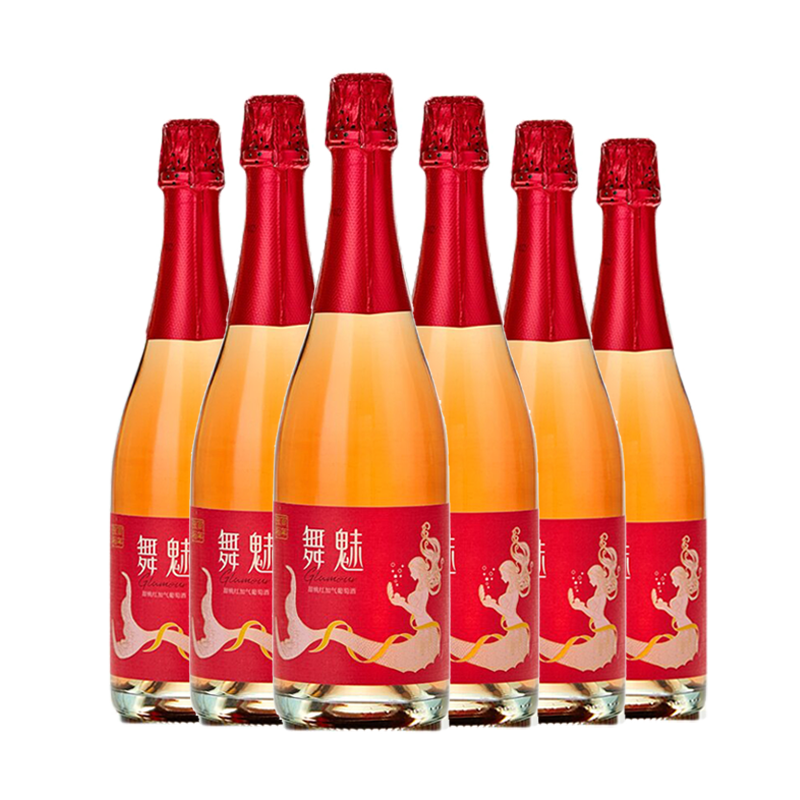 张裕官方舞魅起泡酒加气甜桃红葡萄酒赤霞珠整箱party聚会请客过节送礼高清大图