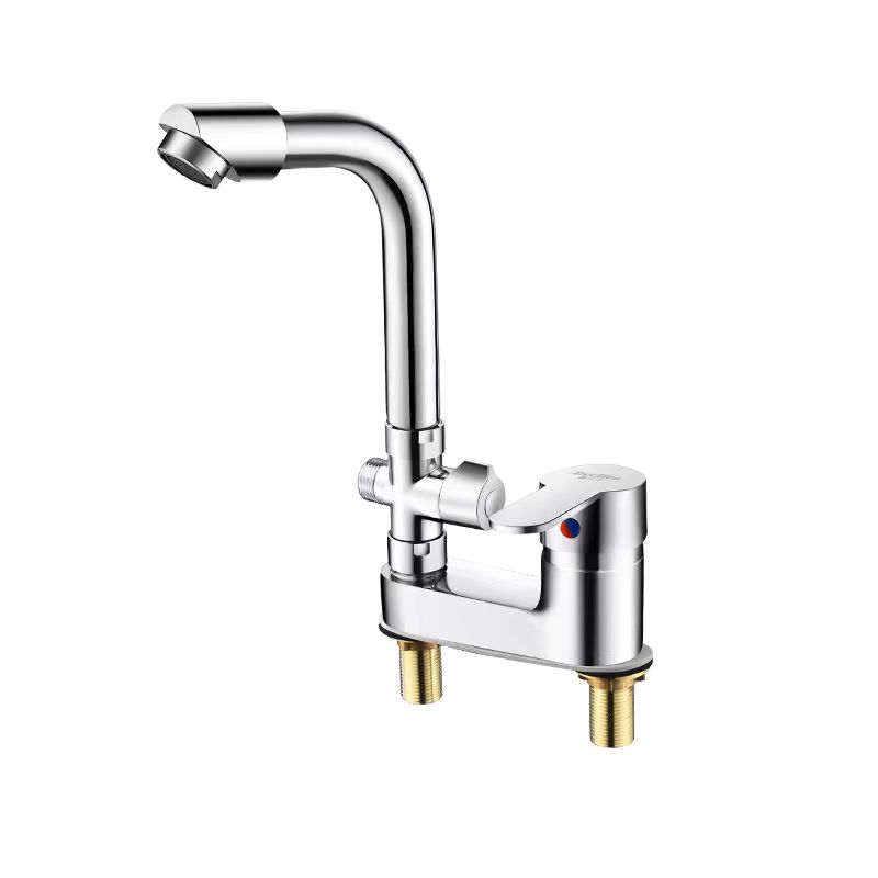 南方卫通铜韩版七字双用水龙头 NF-347高清大图