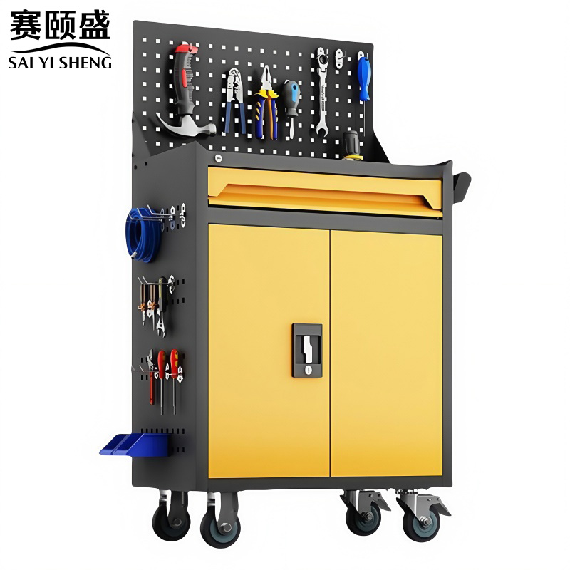 赛颐盛工具车 工具车带挂板台