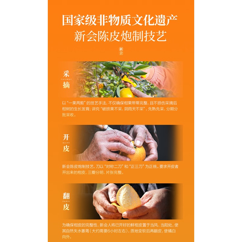 新宝堂-陈皮凤凰系列5年90g高清大图