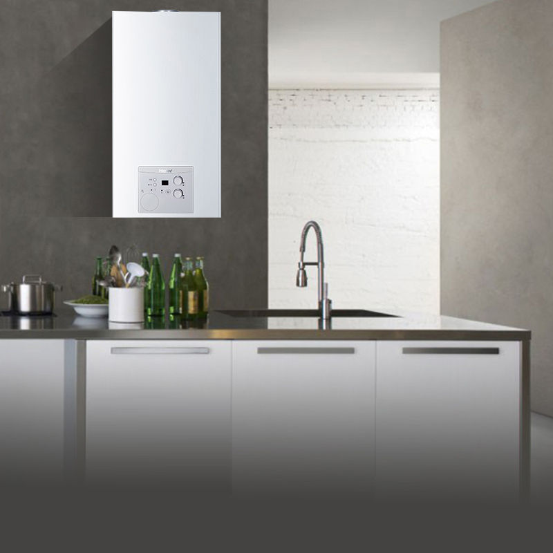 Haier/海尔 家用燃气壁挂炉(天然气) L1PB26-HT1(T) 两用采暖炉 26KW 三级防冻 低压启动