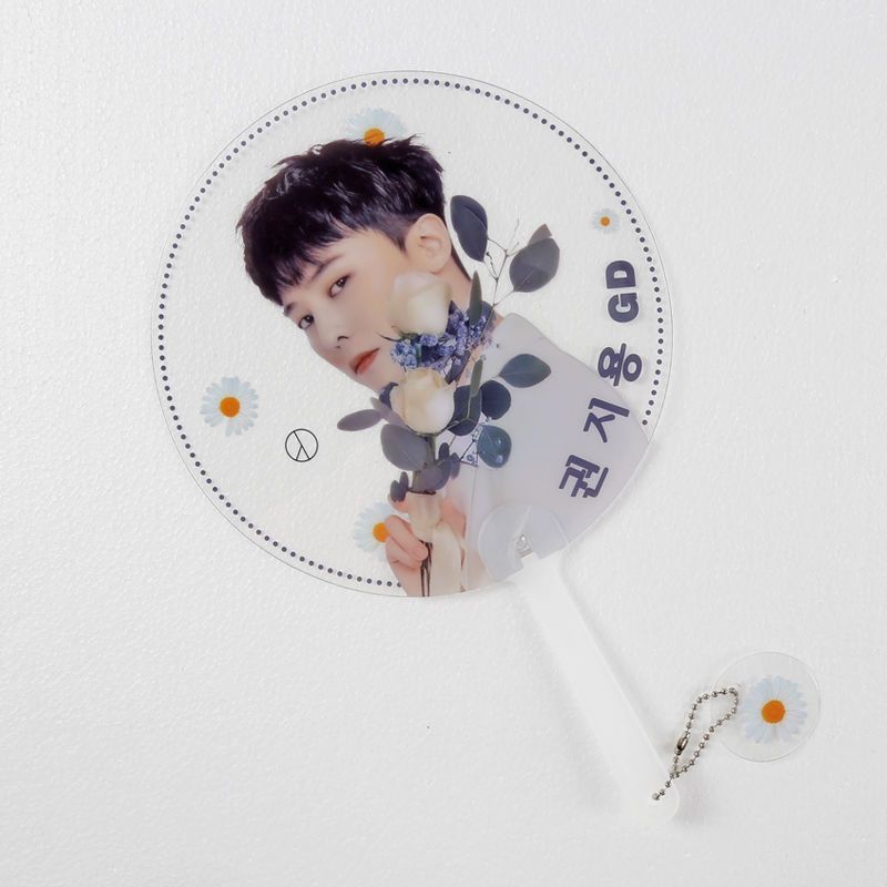 扇子肖战王一博权志龙蔡徐坤鹿晗朱正廷陈立农透明扇子透扇应援扇tsz