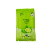 清风 湿巾 悦.清新 冰柠清爽湿巾10片(单片装)