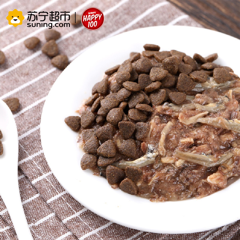Wanpy顽皮鲜封包猫用金枪鱼海燕鱼鲜封包70g*12入猫零食猫湿粮拌饭营养食品高清大图