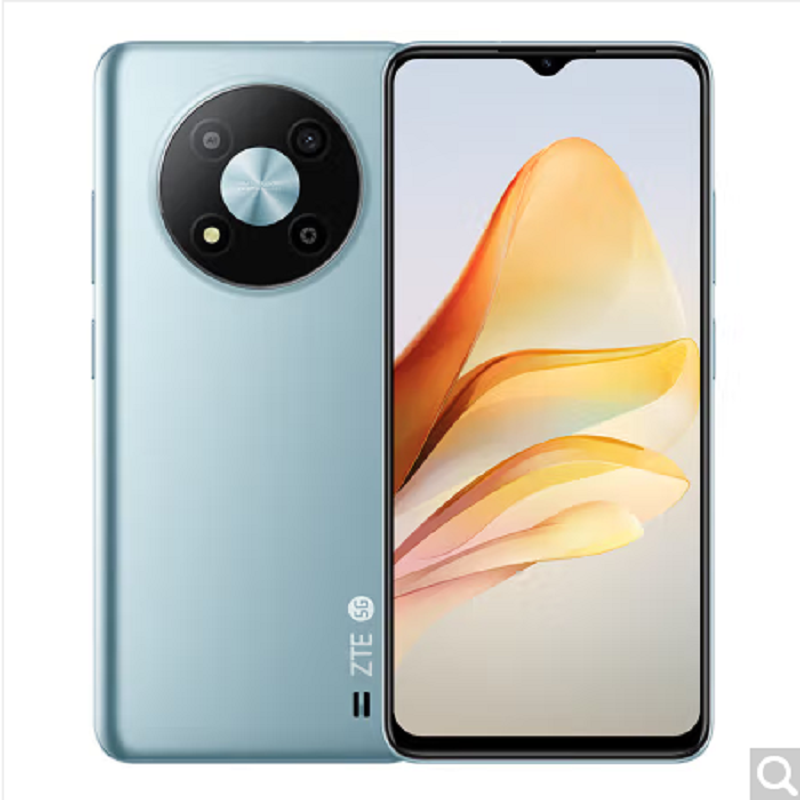 中兴远航41 4GB+64GB 全网5G 冰川蓝 展锐T760芯 1300W高清影像 90Hz刷新率 5G手机