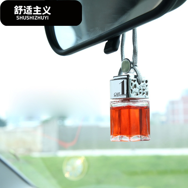 挂式香水 车载香水挂饰男 汽车精油瓶车上挂除异味除异味