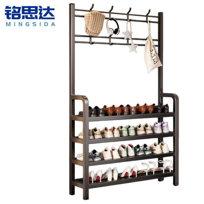 铭思达鞋架4层100cm个高清大图