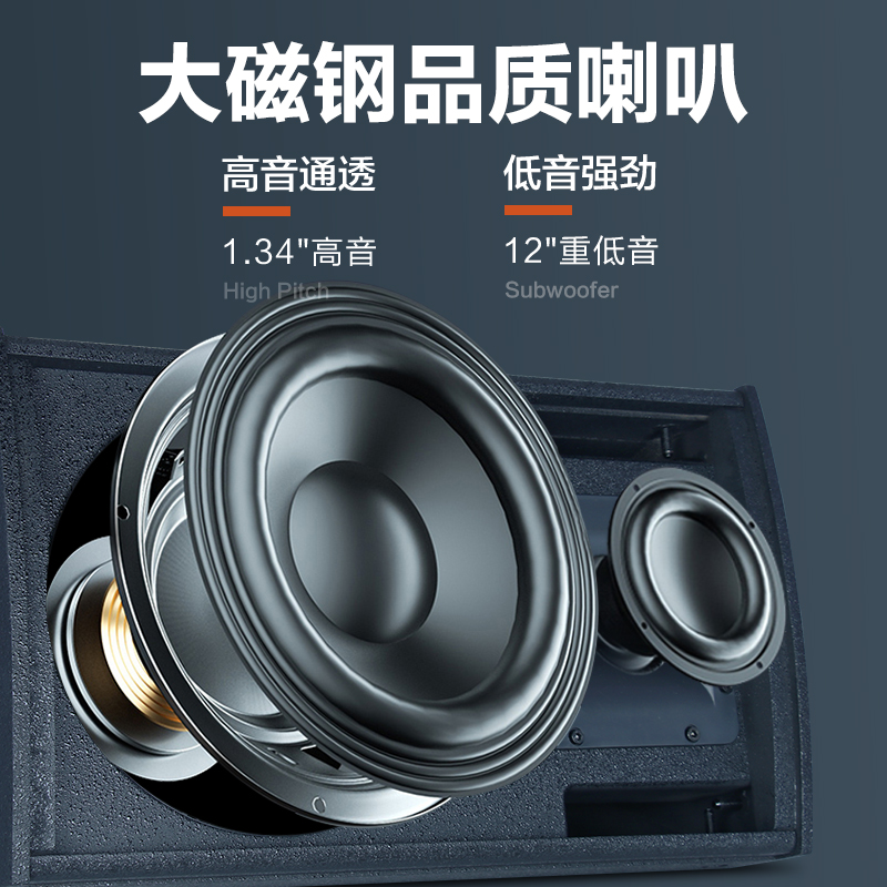 惠度(HuiDu)YF-610专业大中小型会议室音箱多功能厅酒店会议厅培训教室音响设备高清大图