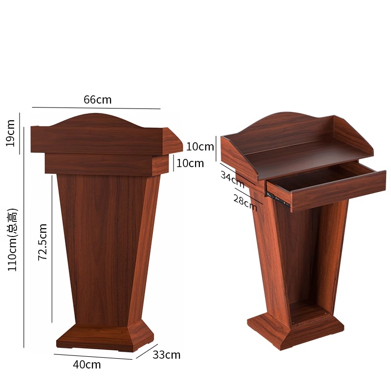 悦兴诚演讲桌66*33*110cm张高清大图