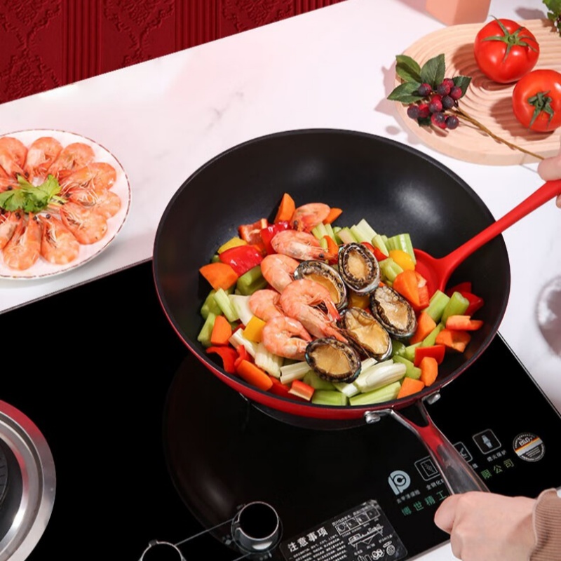 火象鹅卵石炒锅HXG-CG305个高清大图