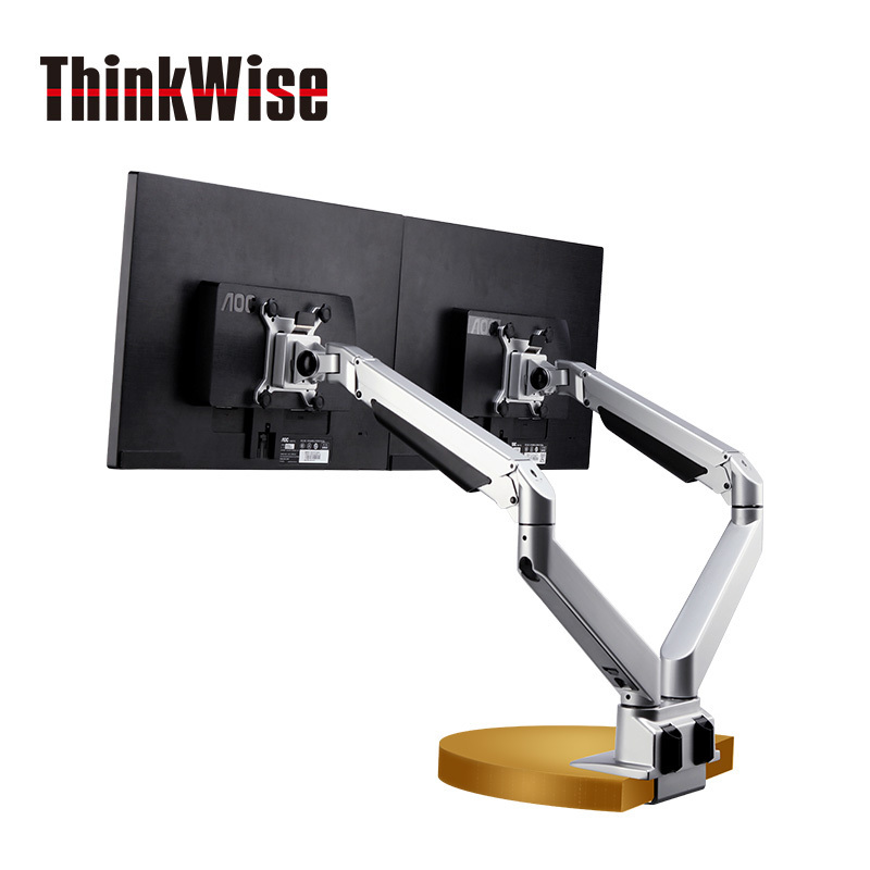 慧想(Thinkwise) 显示器支架 双屏气压支架 万向旋转升降 BS203