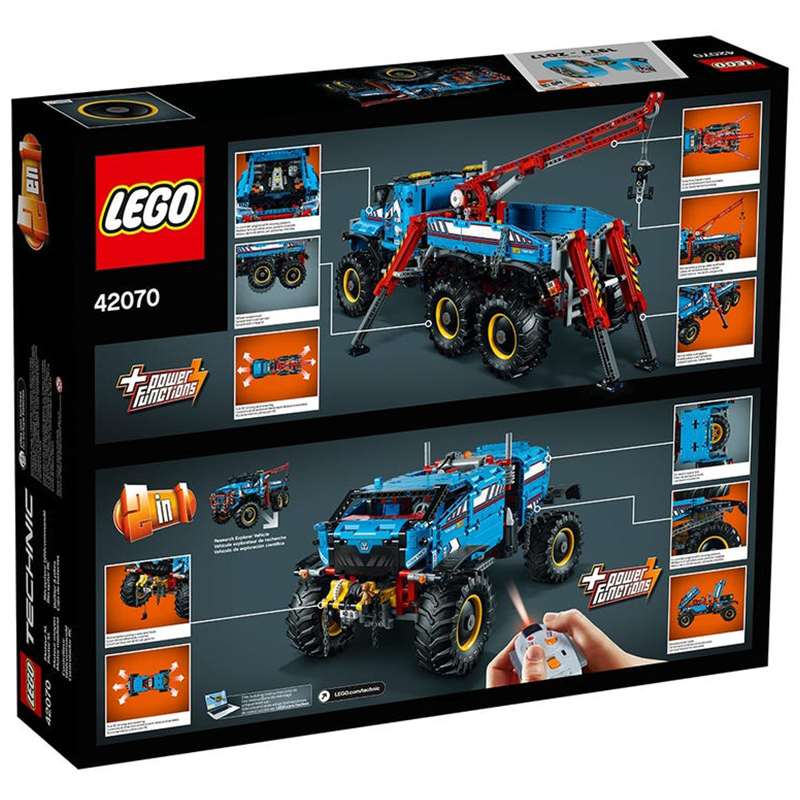 LEGO乐高 Technic机械系列拼插玩具 42070 6x6全地形卡车 乐高机械组