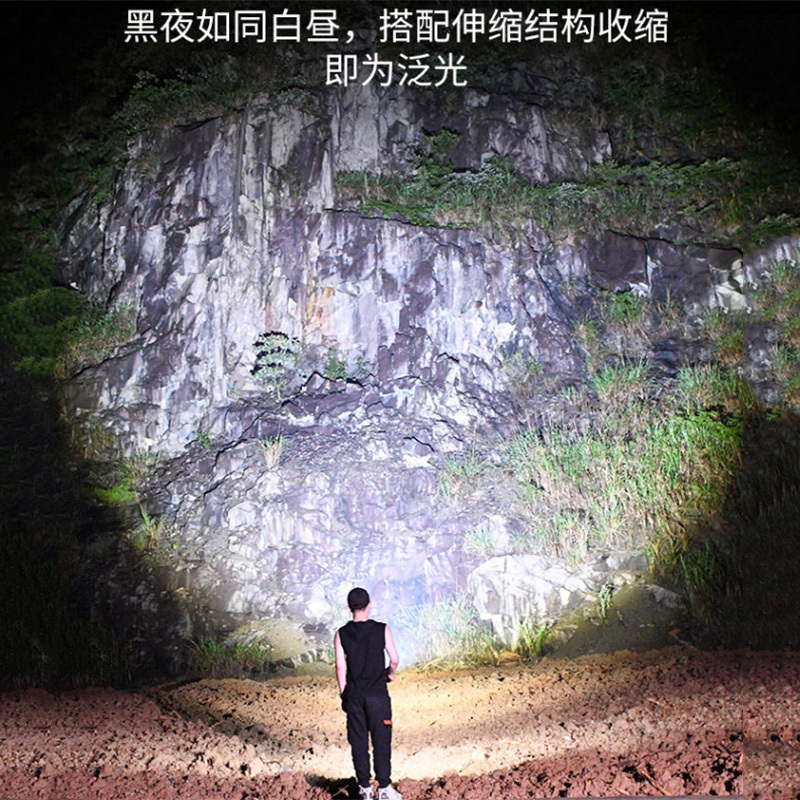 RAX11强光手电筒可充电超亮远射可变焦led应急灯