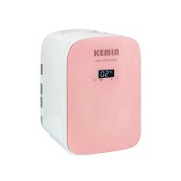 科敏K22迷你小冰箱车载小型家用单门式微型学生宿舍冰箱单人用制冷藏化妆品面膜母乳 K22双核数控版-车家两用【少女粉】