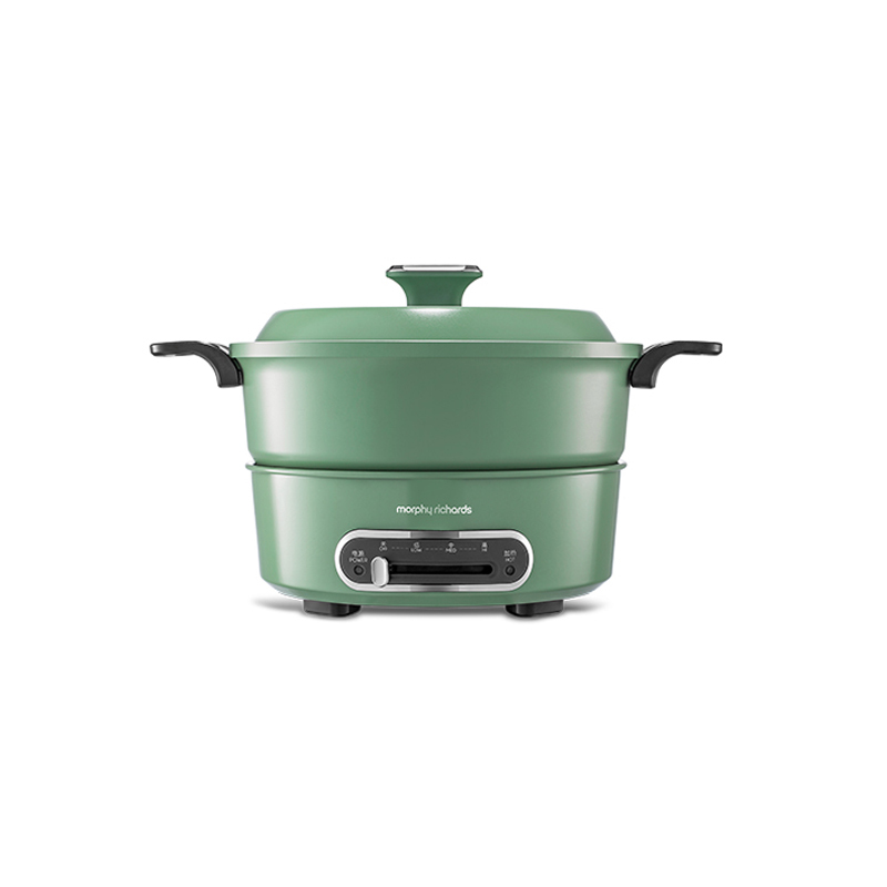 摩飞多功能电火锅家用大容量分体式鸳鸯火锅料理烧烤电煮锅电炒锅mr