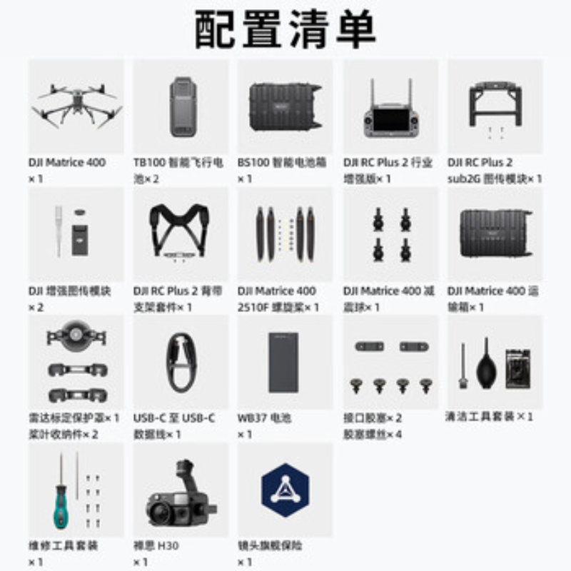 大疆创新(DJI) 专业级行业无人机Matrice 400+禅思H30高清大图