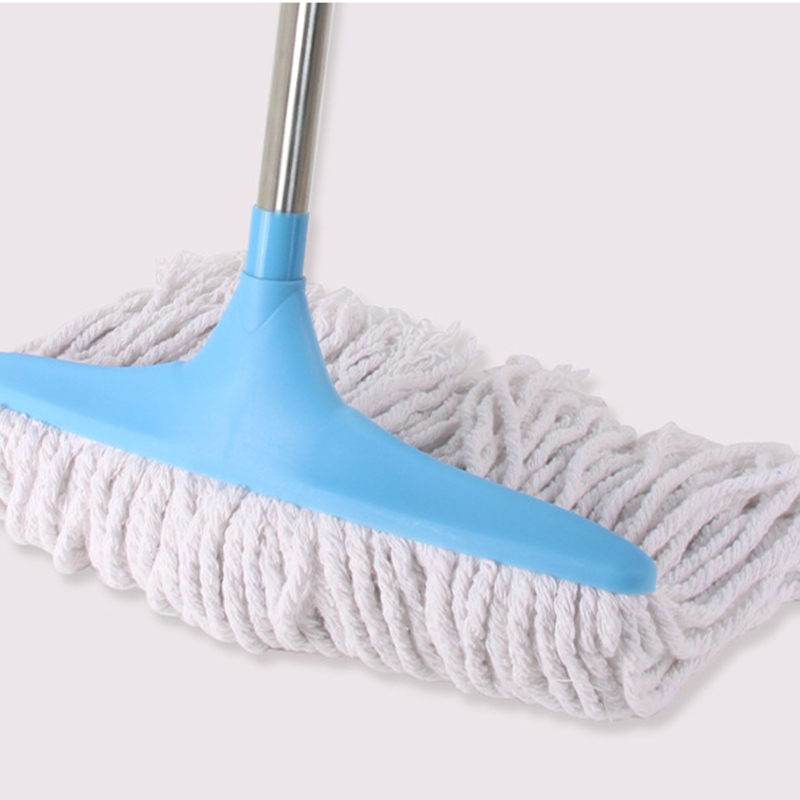 墩布酒店物业家用干湿两用免手洗拖布拖把宽头白棉纱地拖高清大图