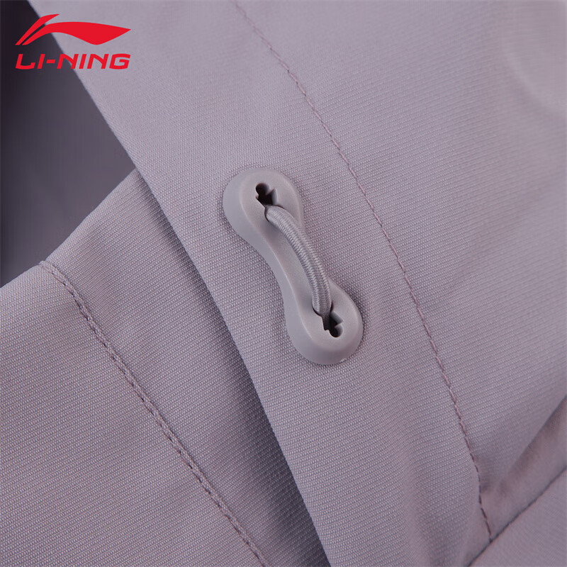 李宁(LI-NING) AFDV922-9 冲锋衣 罗锦紫(女) L高清大图