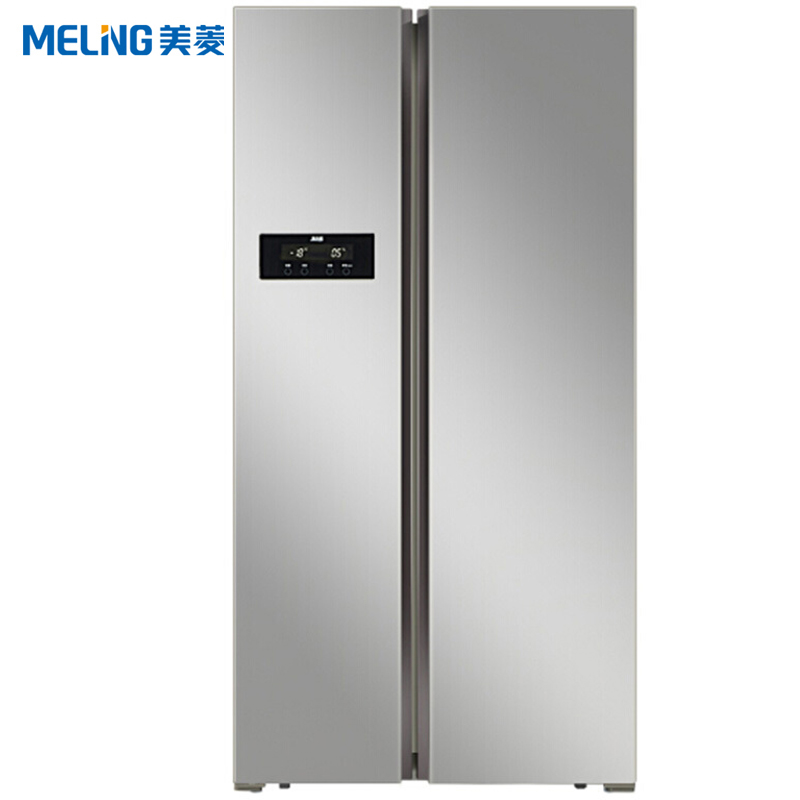 美菱(MELING) BCD-518WEC 518升 时尚纤薄 风冷无霜 电脑控温 对开门冰箱 新国标二级能耗(银色)