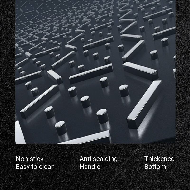 司顿 蜂巢不锈钢不粘炒锅STH2207高清大图