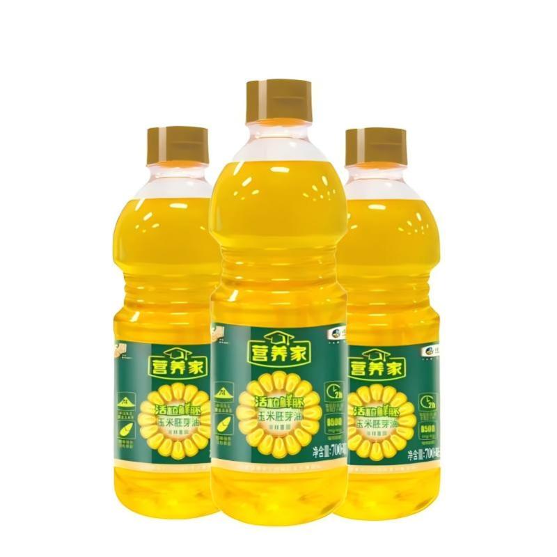 福临门营养家活粒鲜胚玉米油700ml*3