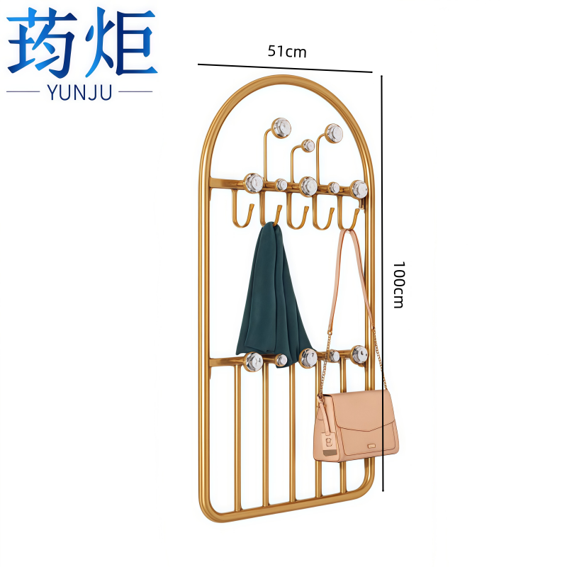 荺炬挂衣架 金色小号 个