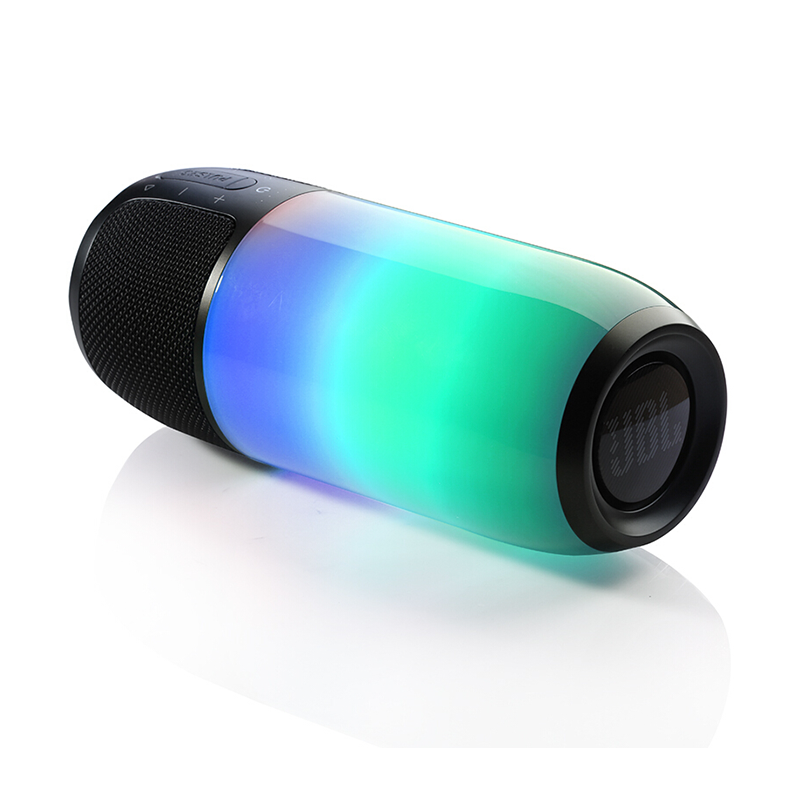 JBL PULSE3 音乐脉动三代 便携式蓝牙音箱 炫彩小音箱+低音炮 桌面音响 可免提通话 防水设计 典雅黑
