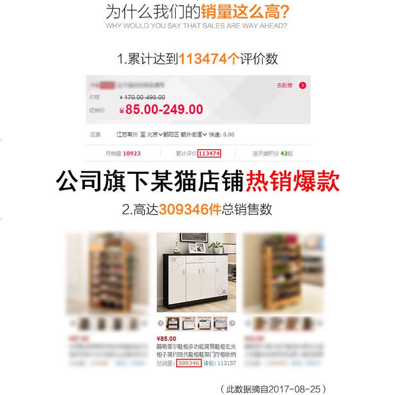 蔓斯菲尔多功能仿实木鞋柜鞋架子简易厅柜口鞋柜子木质玄关柜 100cm长 黑框+欣欣向荣图片