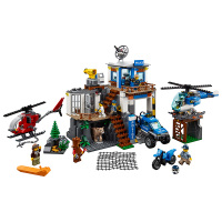 LEGO乐高城市系列60174山地特警总部男孩拼装积木玩具