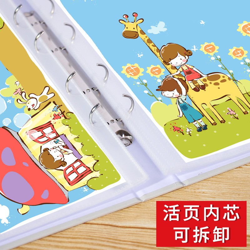 三维工匠A4荣誉证书收集册儿童宝宝奖状册画册多功能收纳册文件夹收藏相册 三 (A4内页30张+A5内页10张)奖状收藏册高清大图