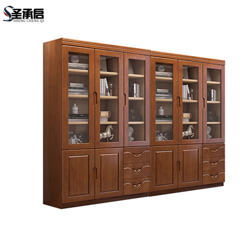 圣承启 办公柜 六门台高清大图