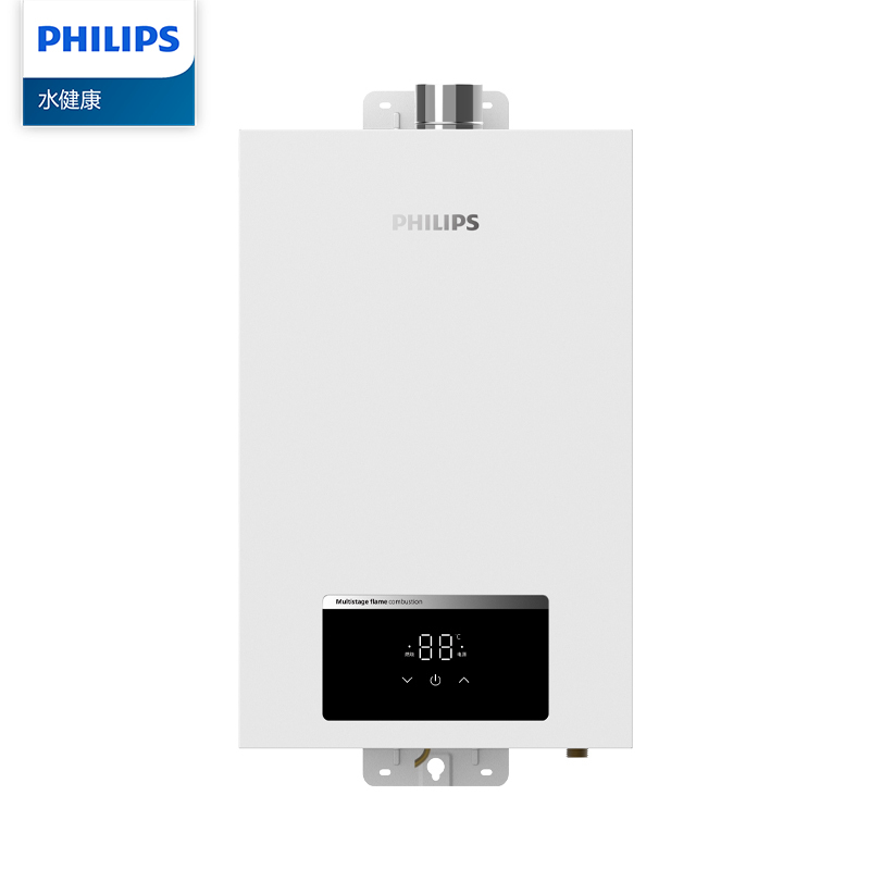 飞利浦philips13升燃气热水器天然气进口芯片智能恒温双重防冻刀匠awh