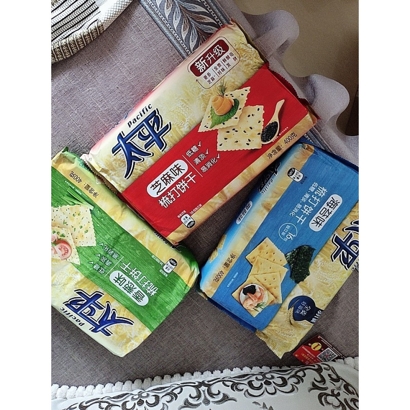 太平梳打饼干奶盐味 400g