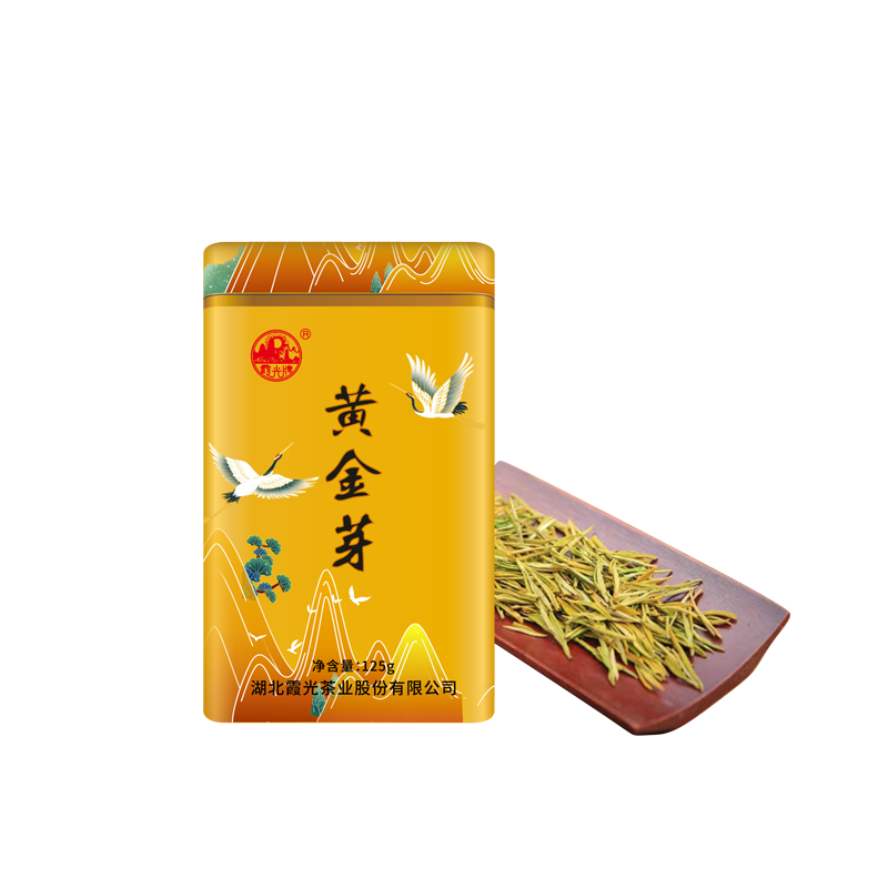 霞光牌 黄金芽125克罐装高清大图