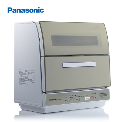松下(Panasonic)洗碗机立式餐具容量6套NP-TR1CECN香槟金