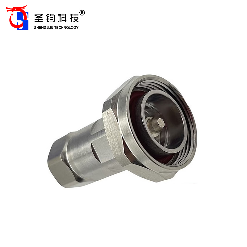 圣钧科技SHENGJUN TECHNOLOGY 1/2馈线接头 DIN型公头+个高清大图