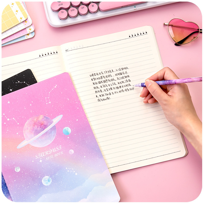 大学生笔记本子文艺精致简约作业本可爱网红少女心创意考研软抄本