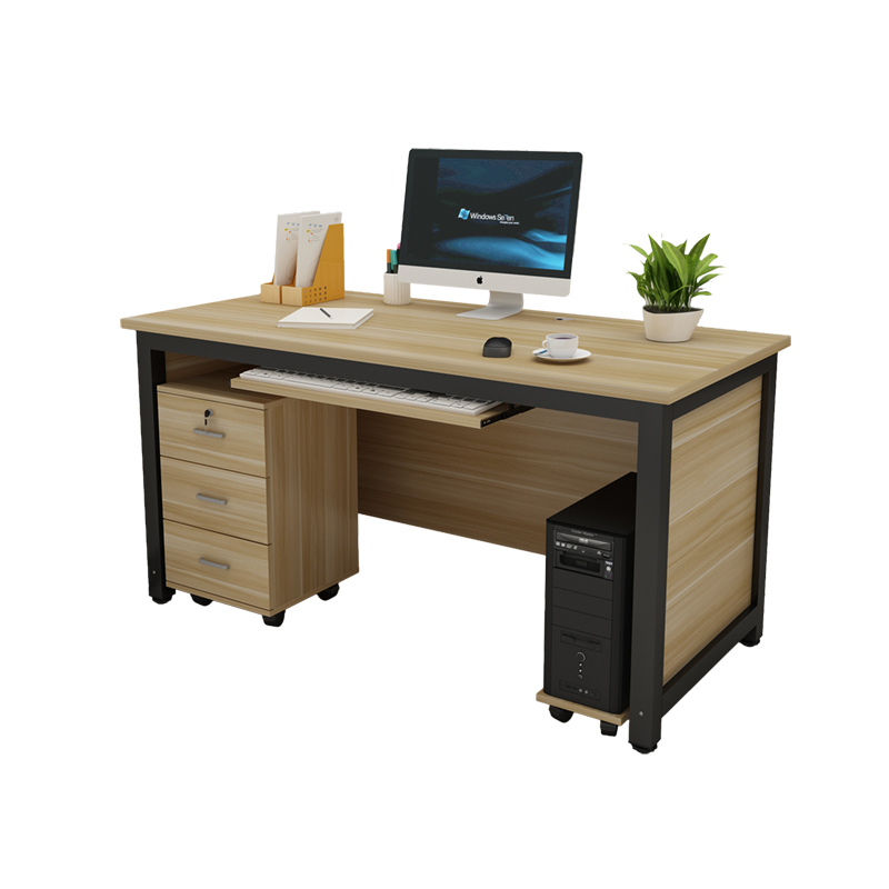 寻木匠职员办公桌单人电脑桌简易办公室书桌简约现代家用写字桌子培训