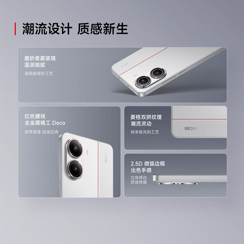[国家补贴]Redmi REDMI Turbo 4 祥云白 12+512 新品红米note手机小米手机小米新款上市redmi正品turbo4图片
