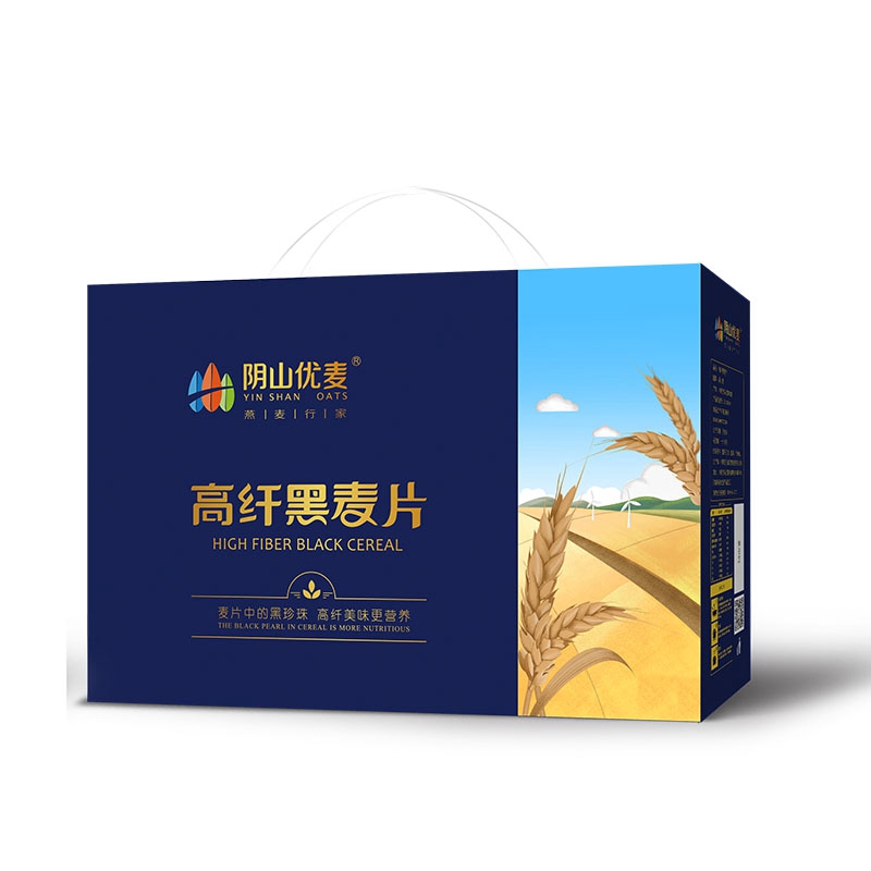 阴山优麦 中秋组合 五谷杂粮 高纤黑麦复合高品质燕麦食品礼盒 原生态有机燕麦健康营养美味送礼佳品