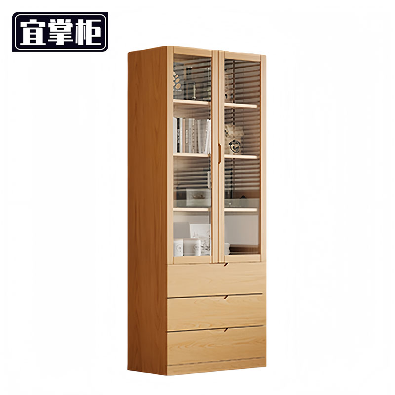 宜掌 柜 木质书 柜高清大图