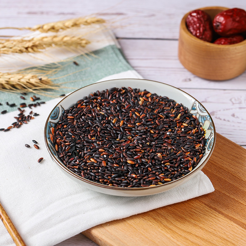 禾煜 血糯米1kg (黑糯米 紫糯米 五谷杂粮 粗粮 腊八粥料)