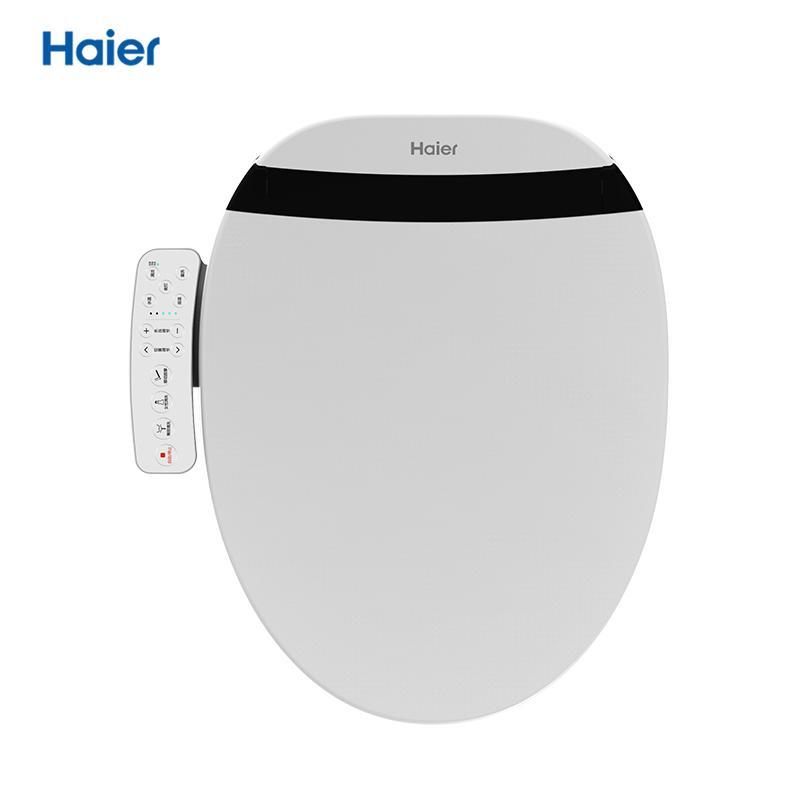 海尔(Haier)全自动 即热式 女性清洗 座圈抗菌 漏电保护 柔和夜灯 智能马桶盖 坐便器 洁身器 V3-120T
