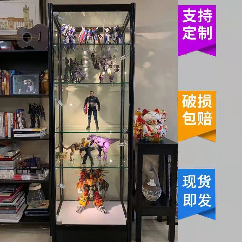 模型透明玻璃柜乐高积木玩具展示柜饰品礼品精品柜奖杯陈列柜家用|B款100*35*180(散装发货)