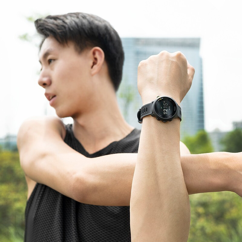 佳明(GARMIN)Forerunner158 户外运动手表GPS心率跑步智能腕表235进阶率性黑