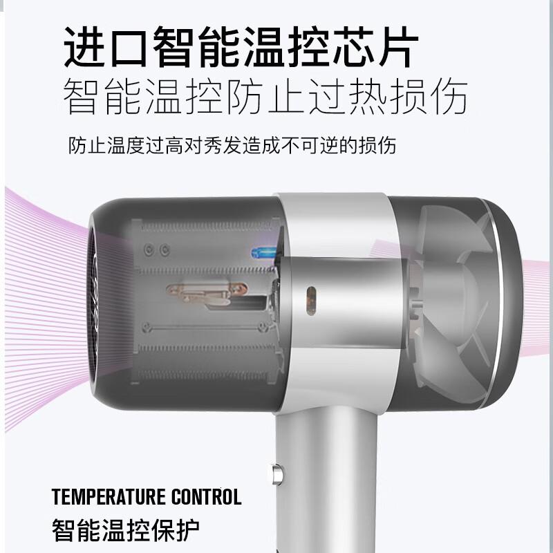HYUNDAI家用负离子吹风机大功率速干恒温护发吹风筒大风力YH53001800W高清大图