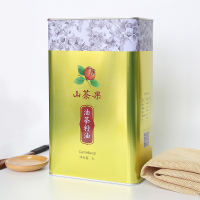 山茶果 山茶油 油茶籽油 物理压榨 食用油3L马口铁罐装