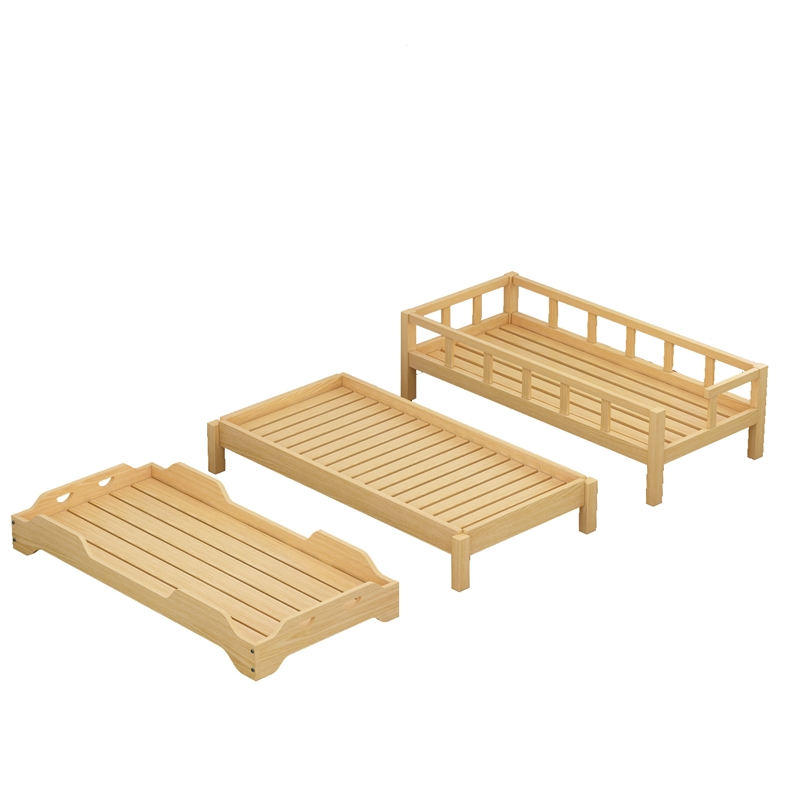 幼儿园床专用午睡床托管班医匠小学生儿童午休小床单人床松木折叠床