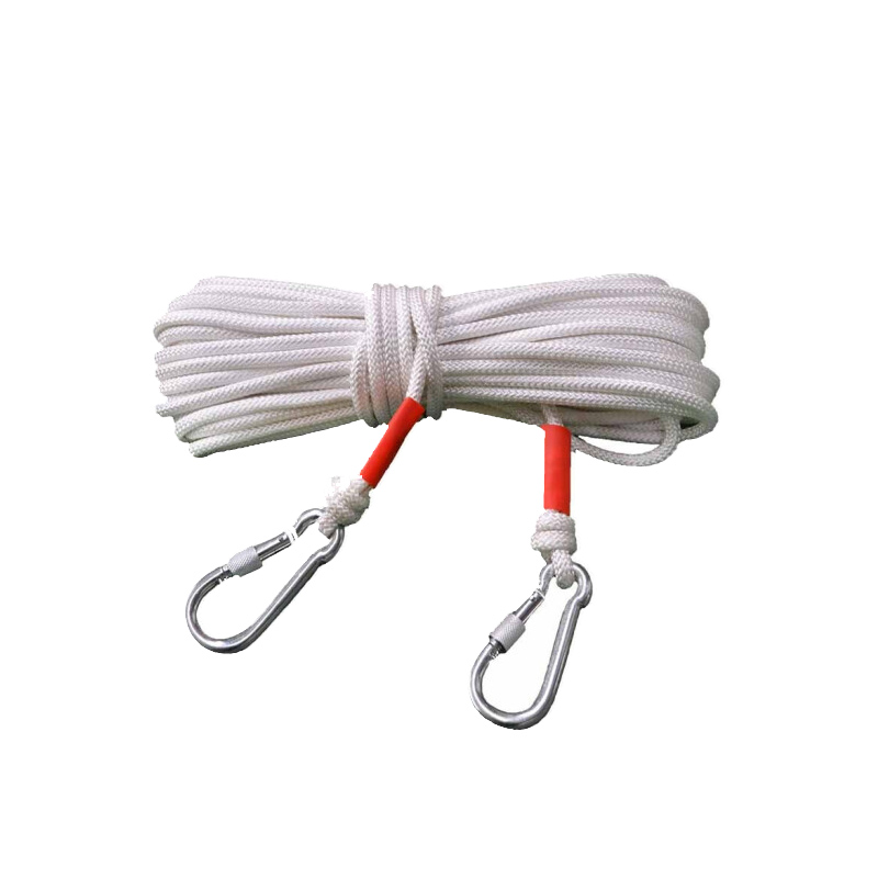 驰骋江山高空安全逃生绳钢丝芯消防绳轻型阻燃安全绳家用应急防火灾